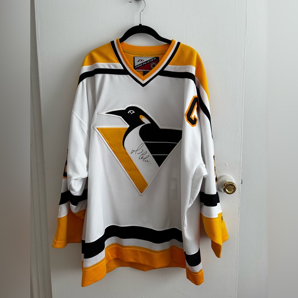 Mario Lemieux Pittsburgh Penguins signed Jersey